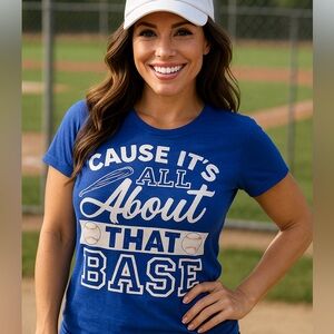 It’s All About That Base Baseball Tee 3XL